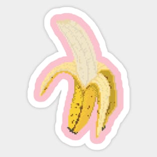 Banana Pixel Sticker